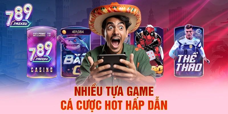 Đa dạng các trò chơi cá cược tại 88vin